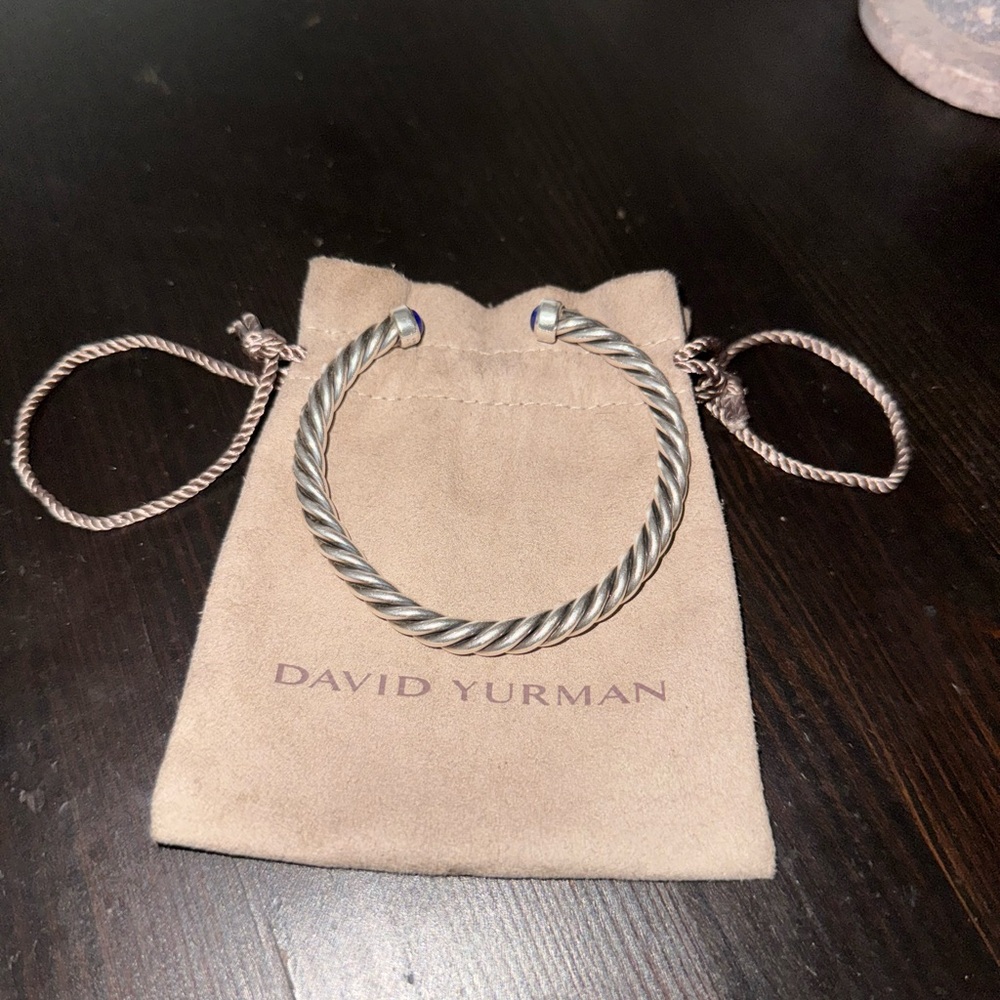 David Yurman Silver Cable Bracelet